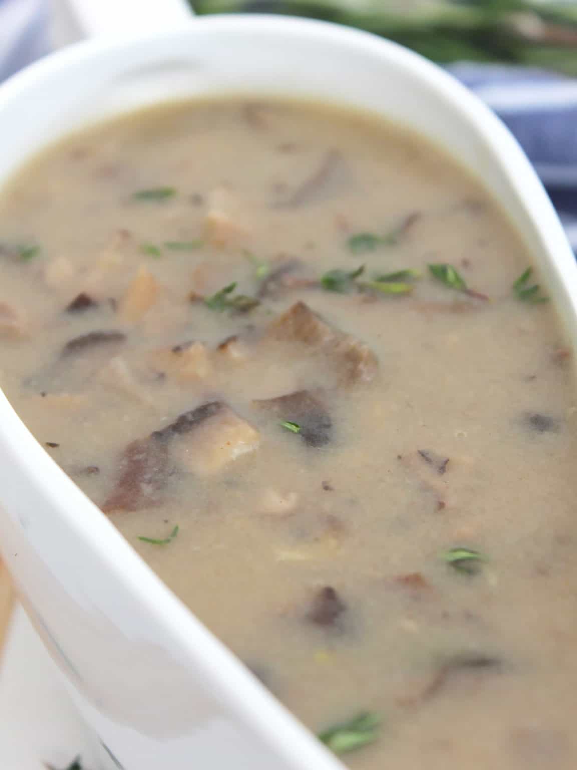 Easy Mushroom Gravy From Scratch Bite On The Side