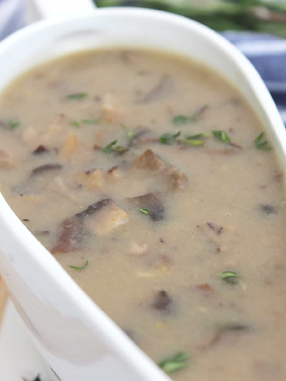 Easy Mushroom Gravy From Scratch Bite On The Side