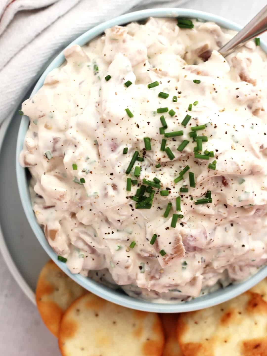 Red Onion Dip - Bite On The Side