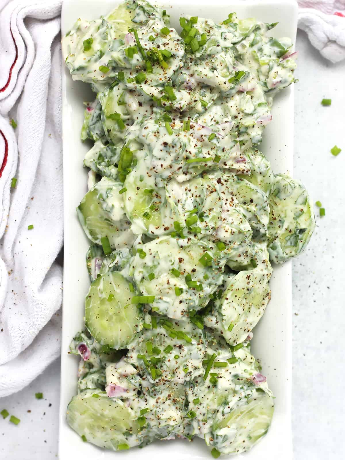 Cilantro Cucumber Salad Bite On The Side
