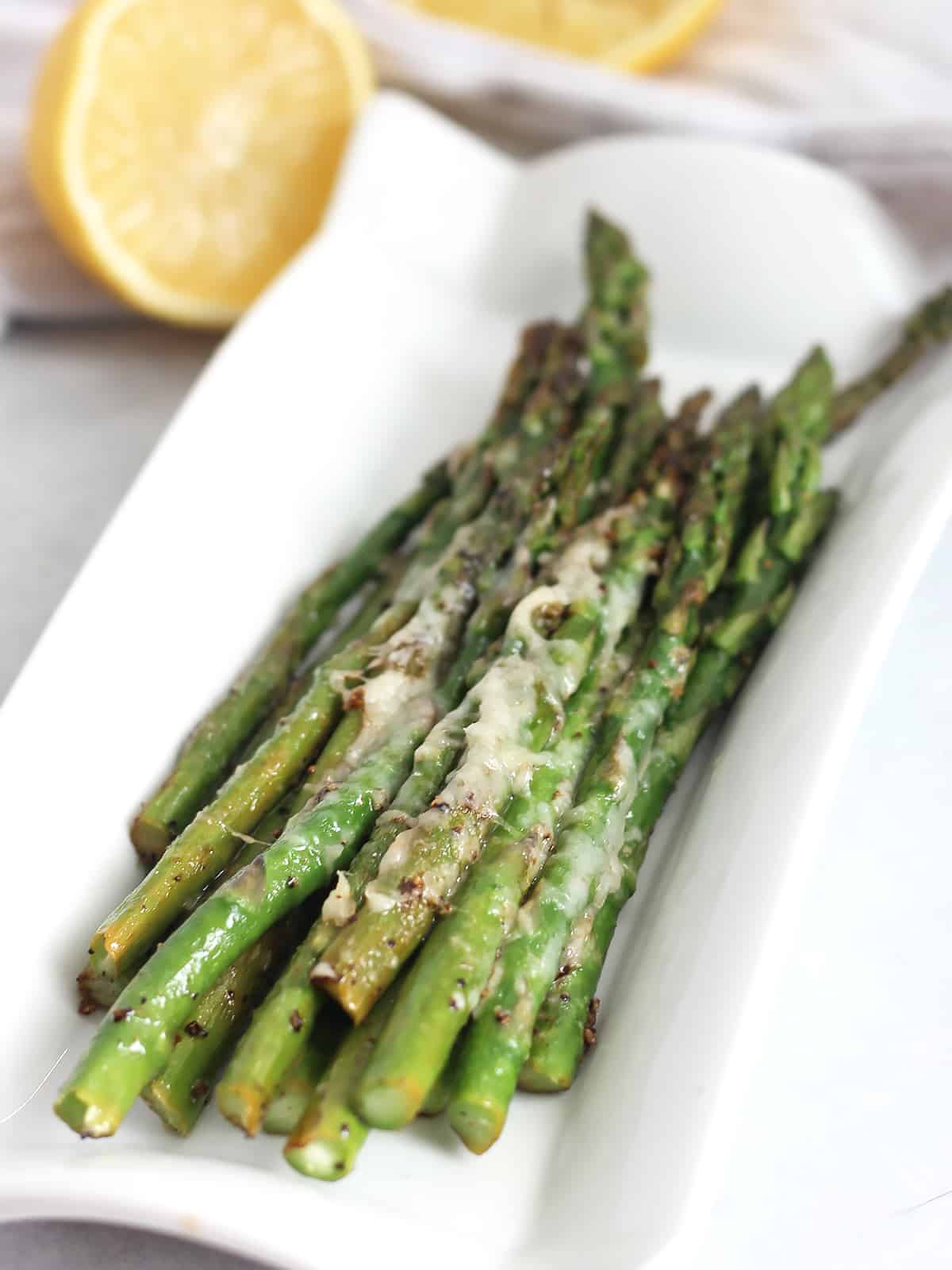 Sautéed Asparagus with Lemon and Parmesan Bite On The Side