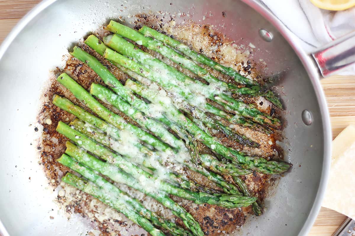 Sautéed Asparagus with Lemon and Parmesan Bite On The Side