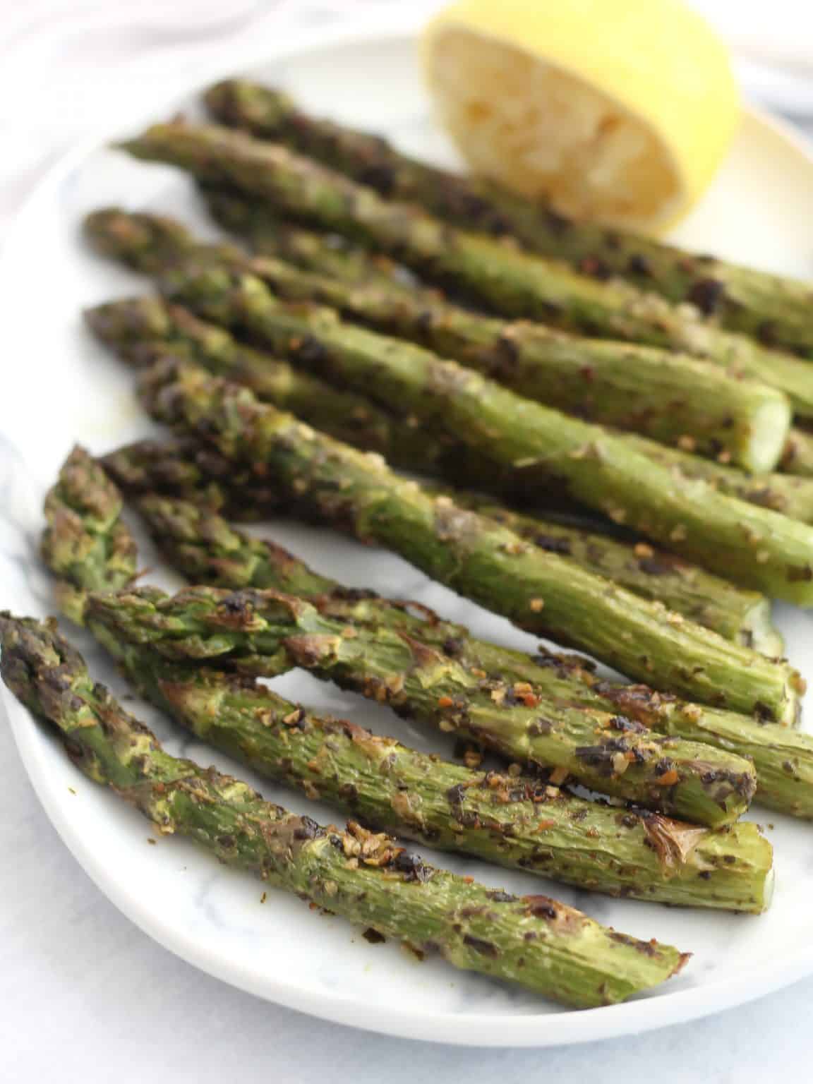 Roasted Pesto Asparagus Bite On The Side