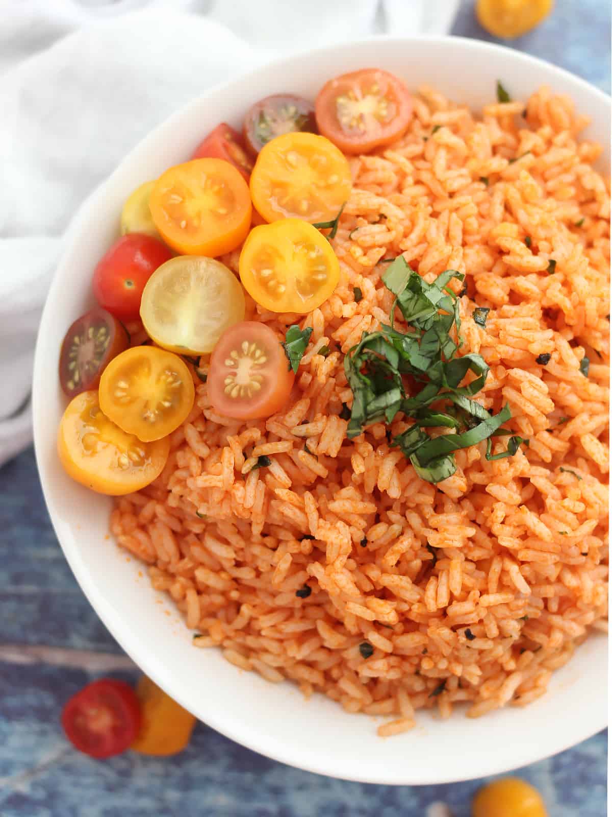 tomato basil rice