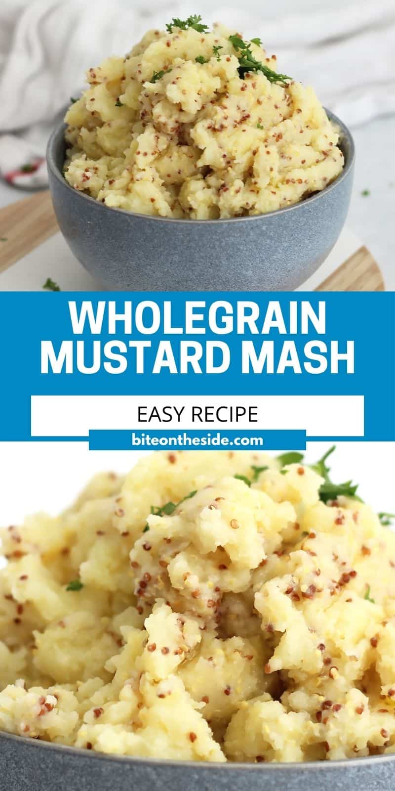Wholegrain Mustard Mashed Potatoes Bite On The Side