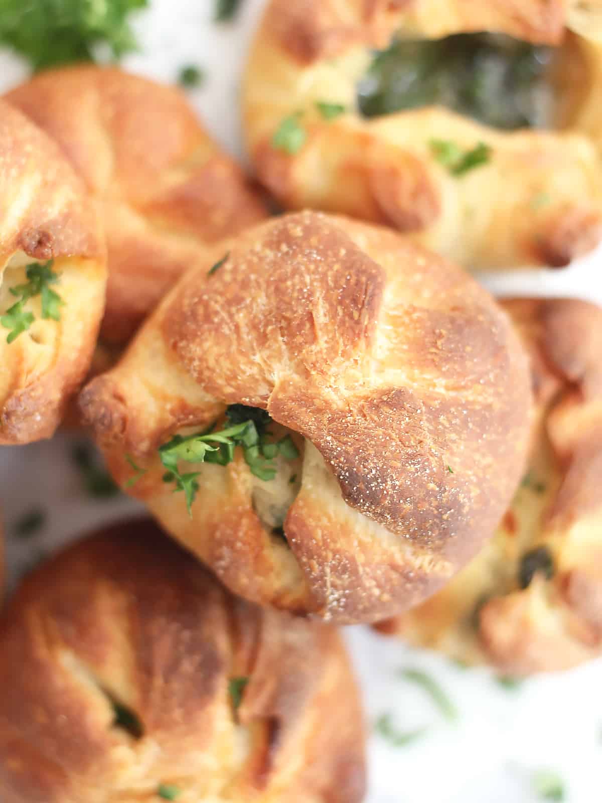 Pizza Dough Garlic Balls Bite On The Side