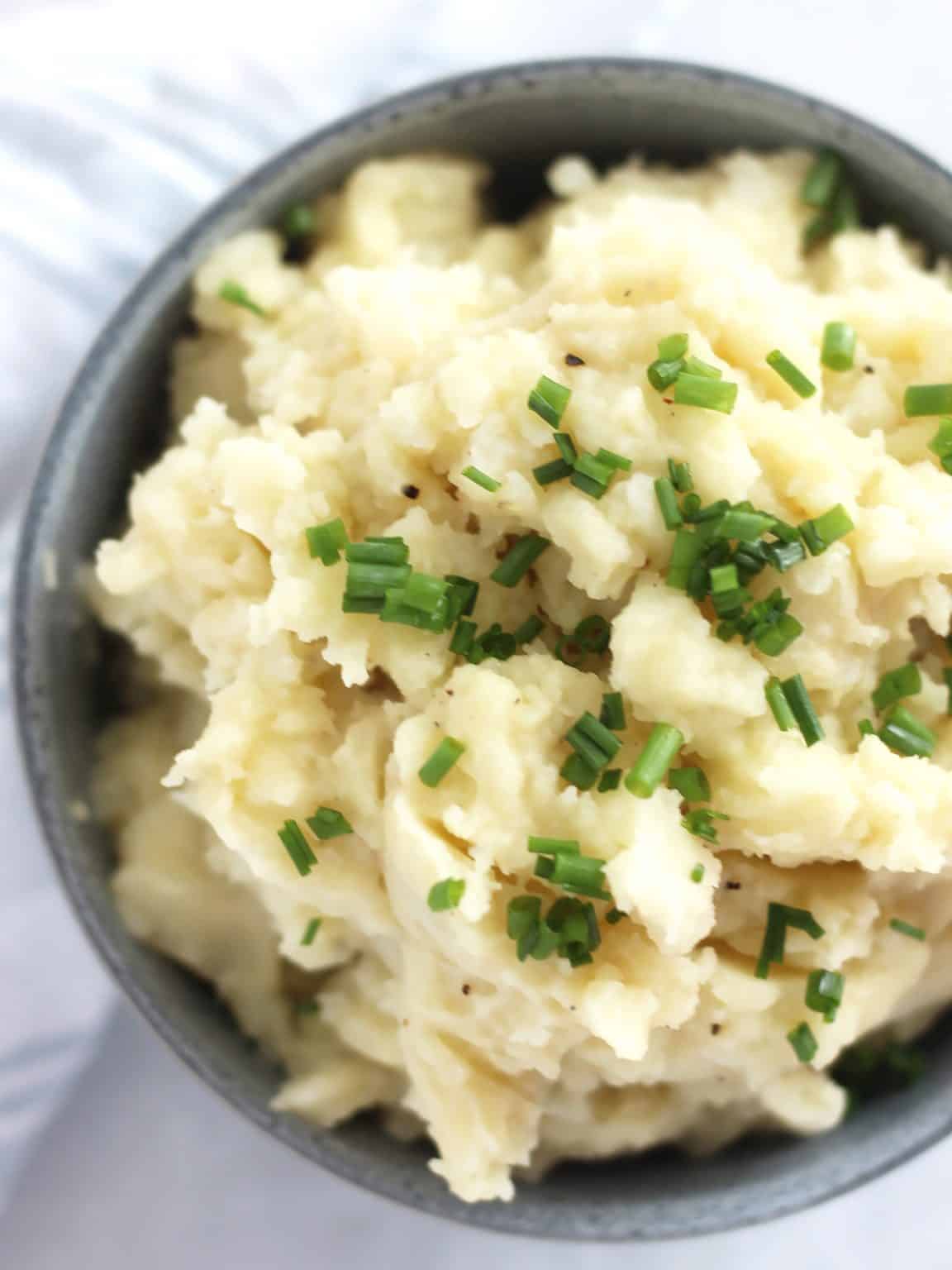 Almond Milk Mashed Potatoes (Whole30, Vegan) Bite On The Side