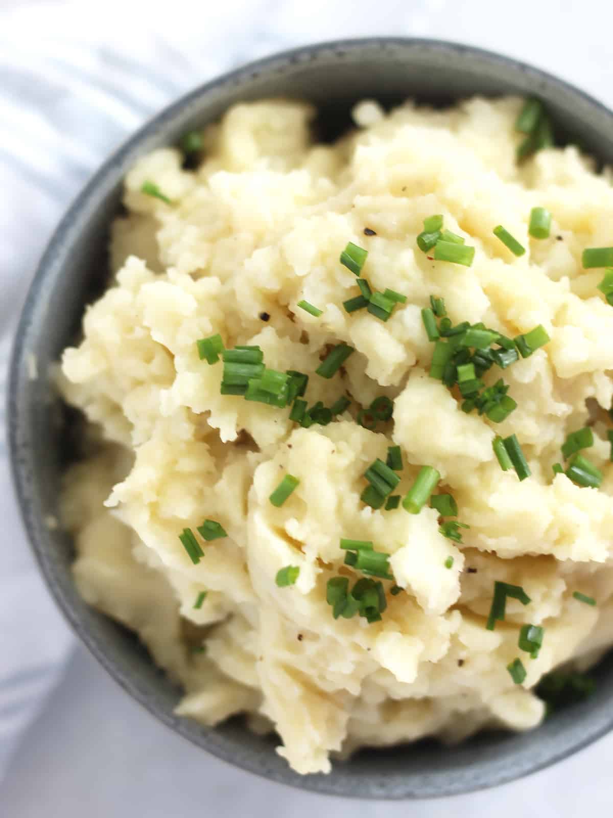 Almond Milk Mashed Potatoes (Whole30, Vegan) Bite On The Side