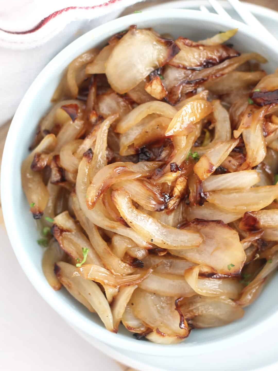 Air Fryer Onions (Caramelized or Sautéed) Bite On The Side