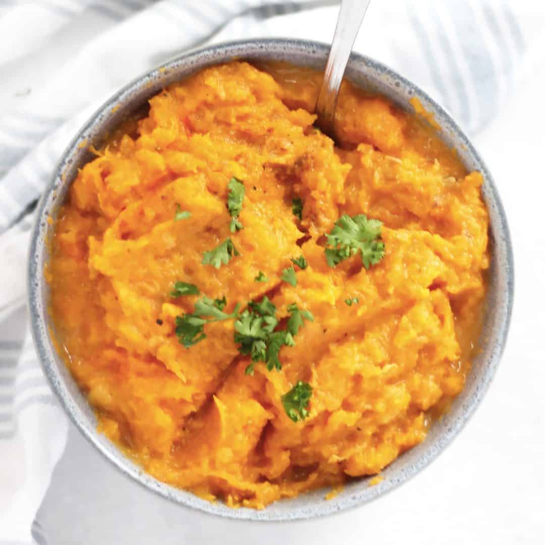 Roasted Butternut Squash Mash with Cinnamon Bite On The Side