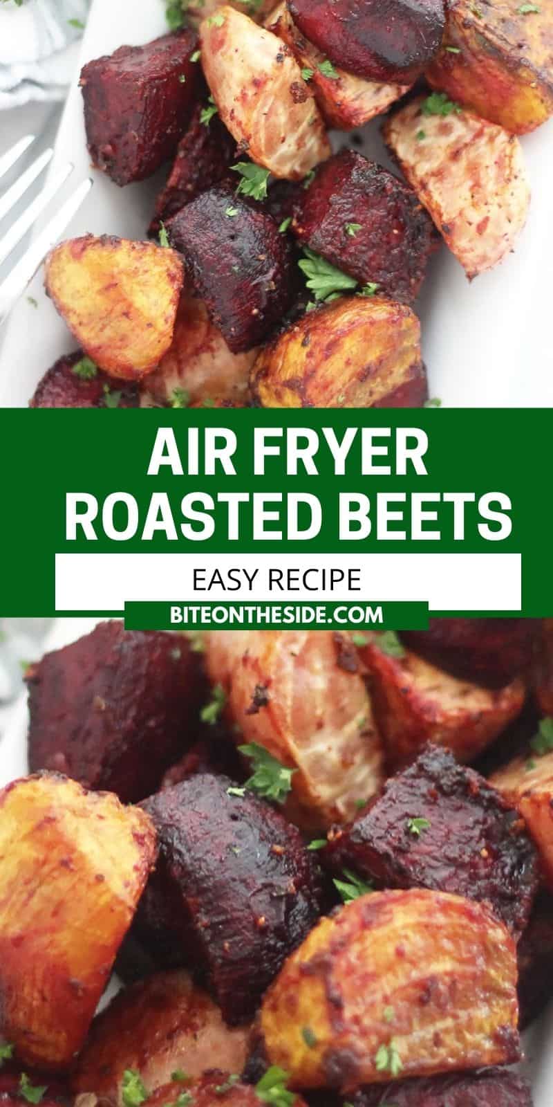 Air Fryer Roasted Beetroot Bite On The Side