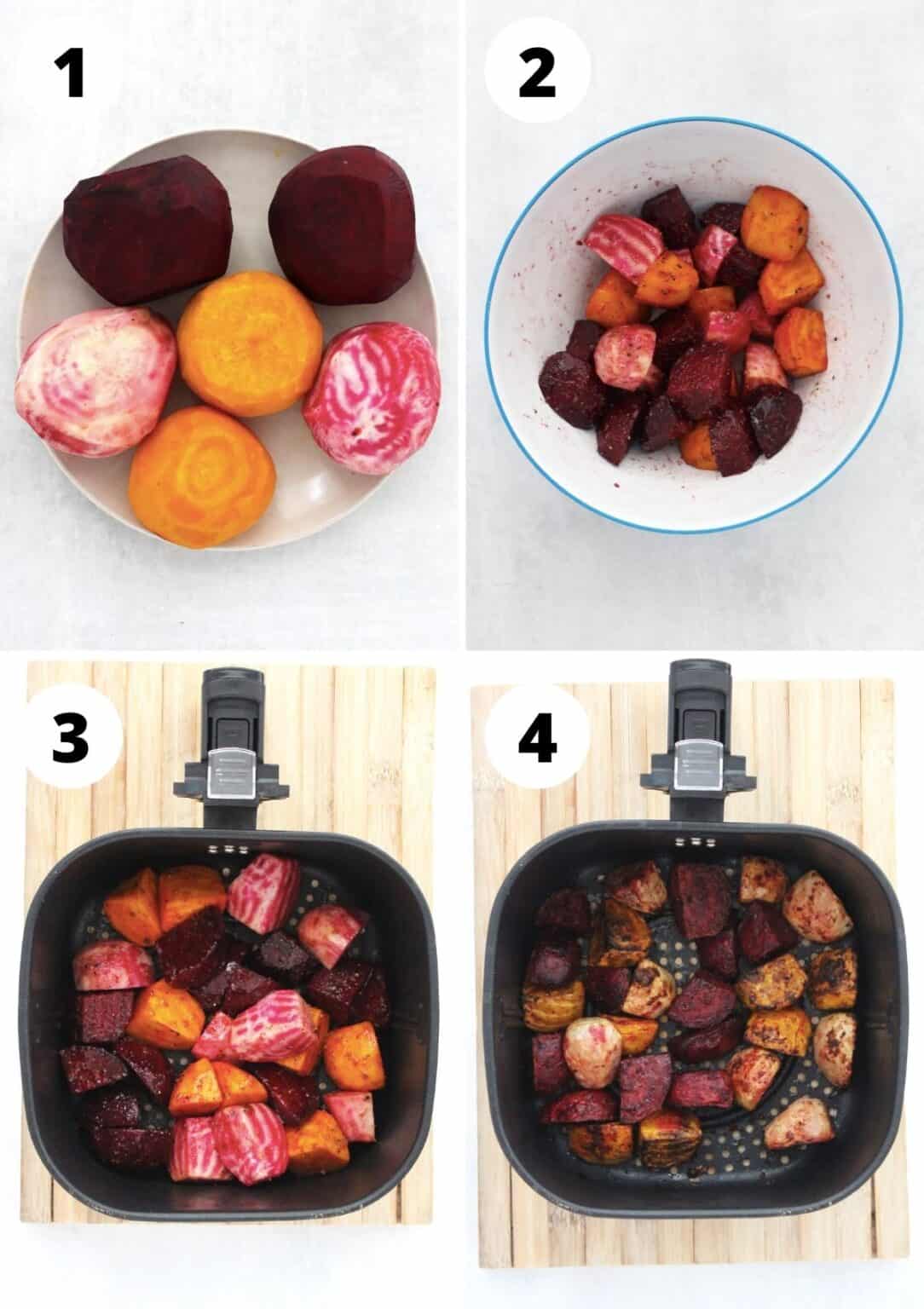 Air Fryer Roasted Beetroot Bite On The Side