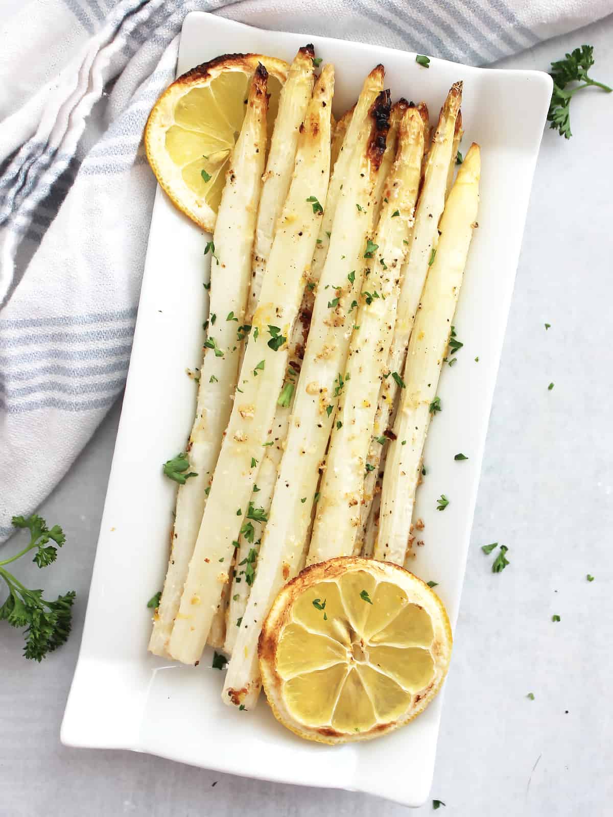 Roasted White Asparagus Recipe