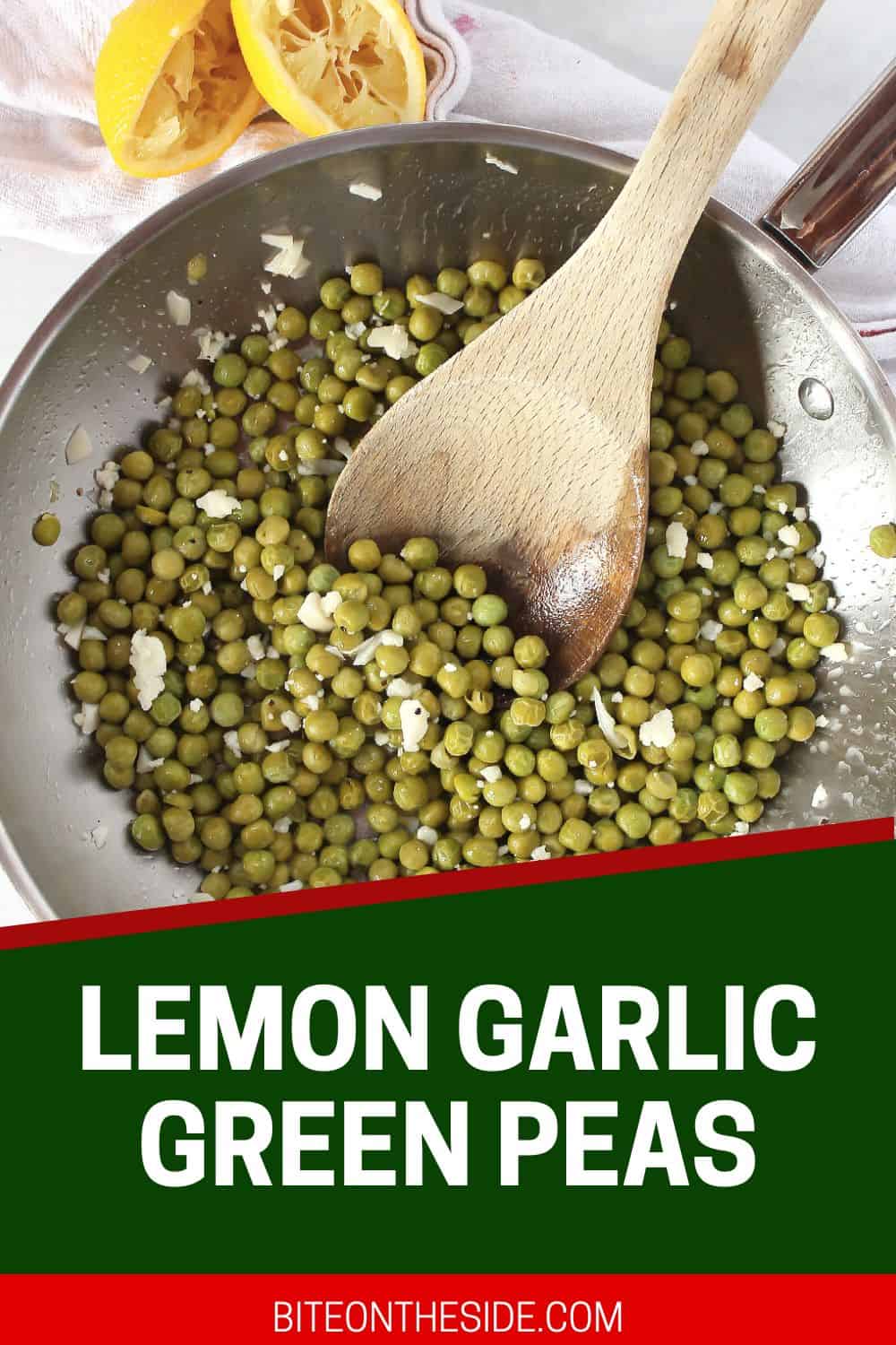 Quick and Easy Sautéed Lemon Green Peas Bite On The Side