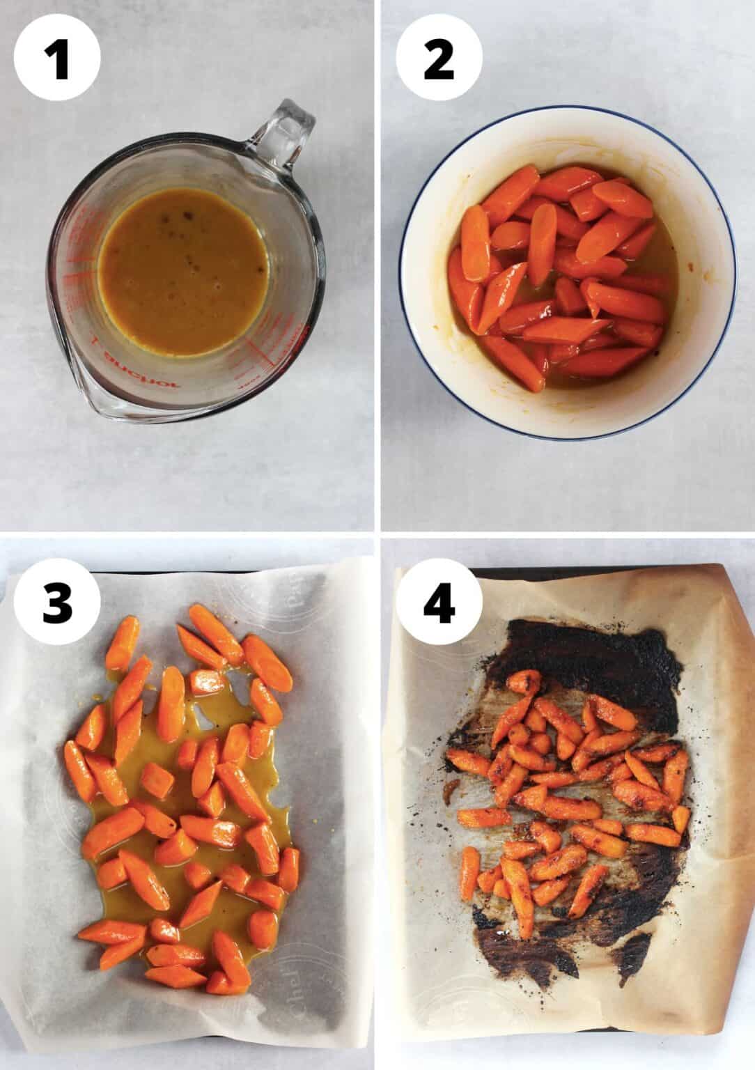 Maple Dijon Mustard Roasted Carrots Bite On The Side