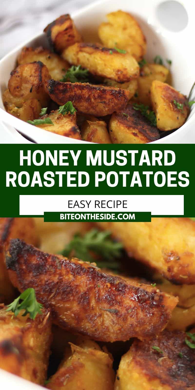 Honey Mustard Roasted Potatoes Bite On The Side