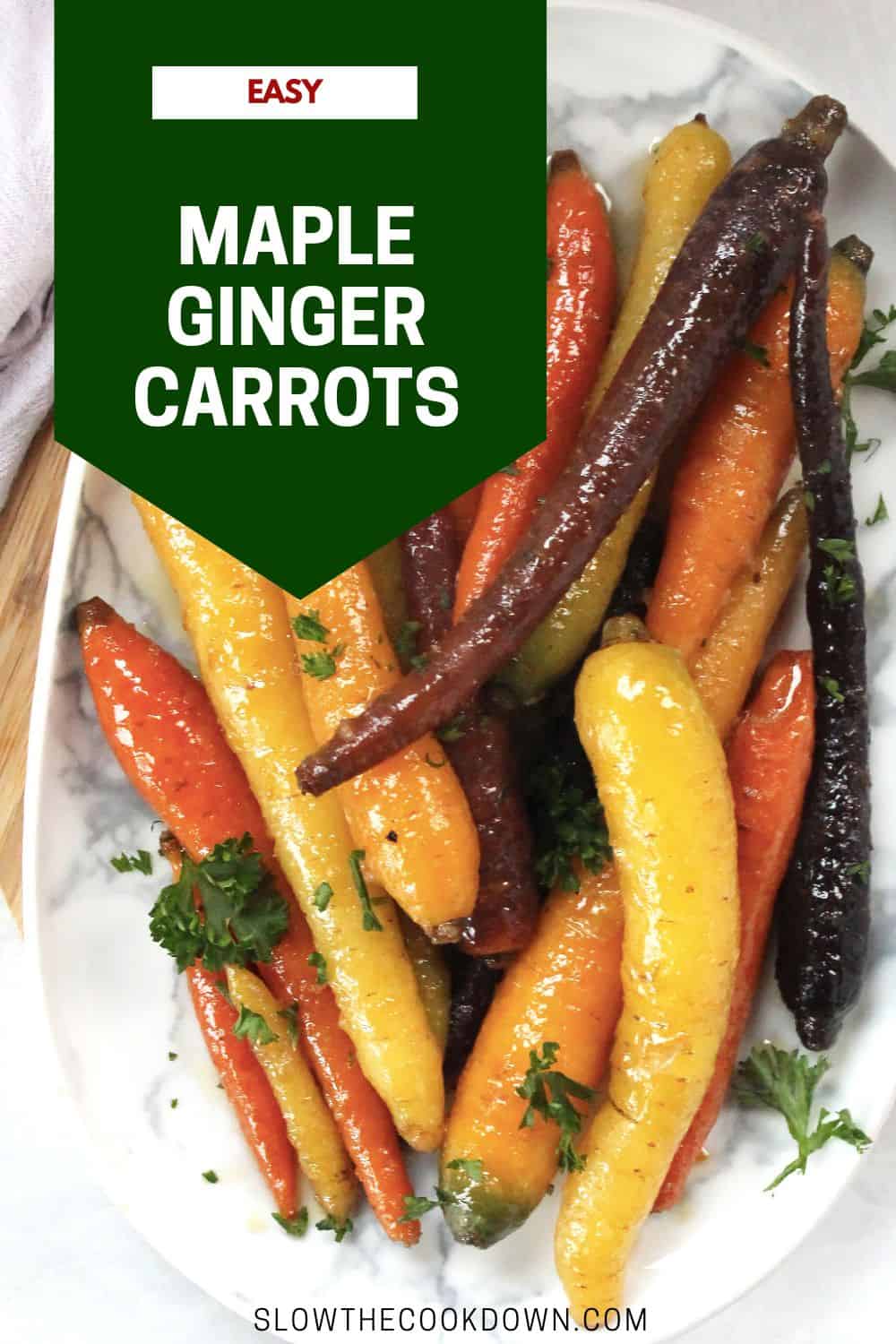 Maple Ginger Glazed Carrots Bite On The Side