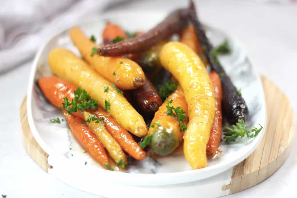 Maple Ginger Glazed Carrots Bite On The Side