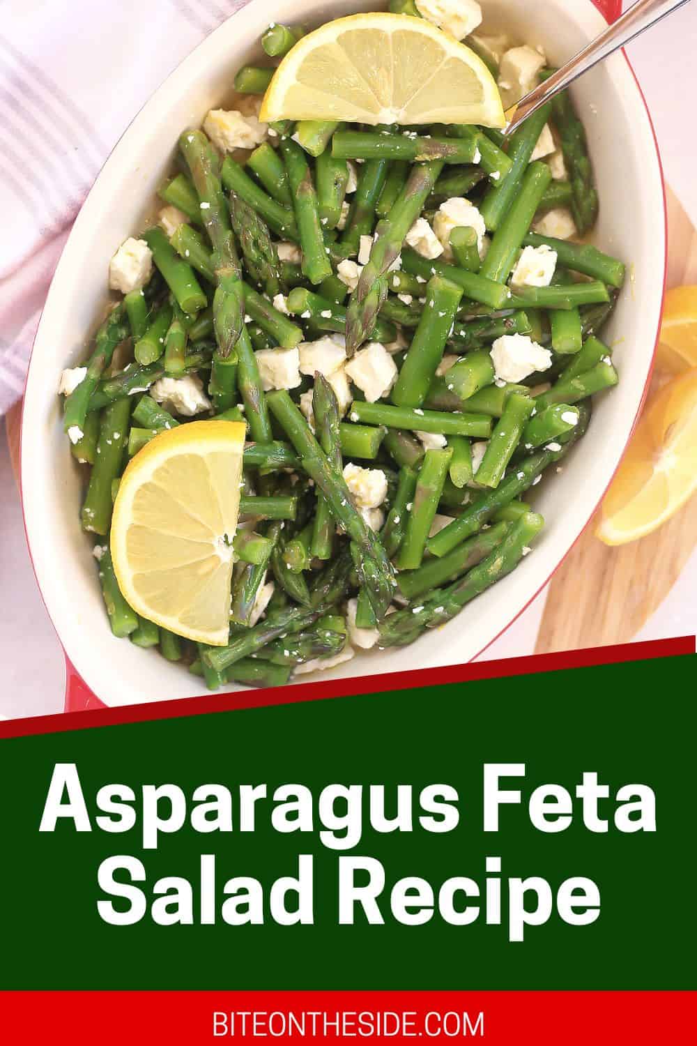 Cold Asparagus and Feta Salad with Lemon Dressing Bite On The Side