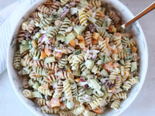 Creamy Cottage Cheese Pasta Salad